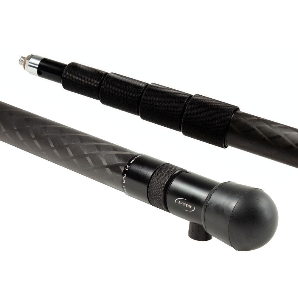 Ambient QP 565 Boom Pole + Boom-Buddy Large Case (0.69 - 2.48m)
