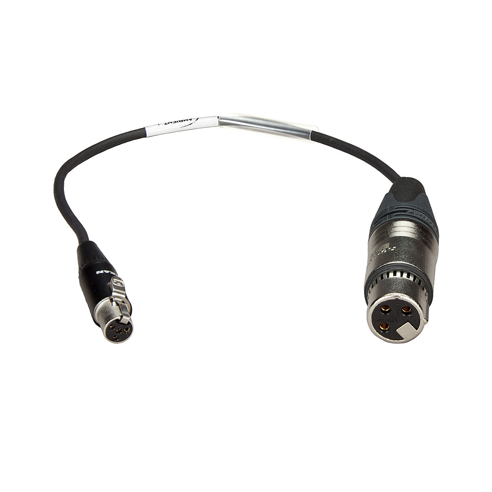 Ambient UMP-EMC Input Cable UMP II TA4 Female to 3-Pin XLR Female EMC