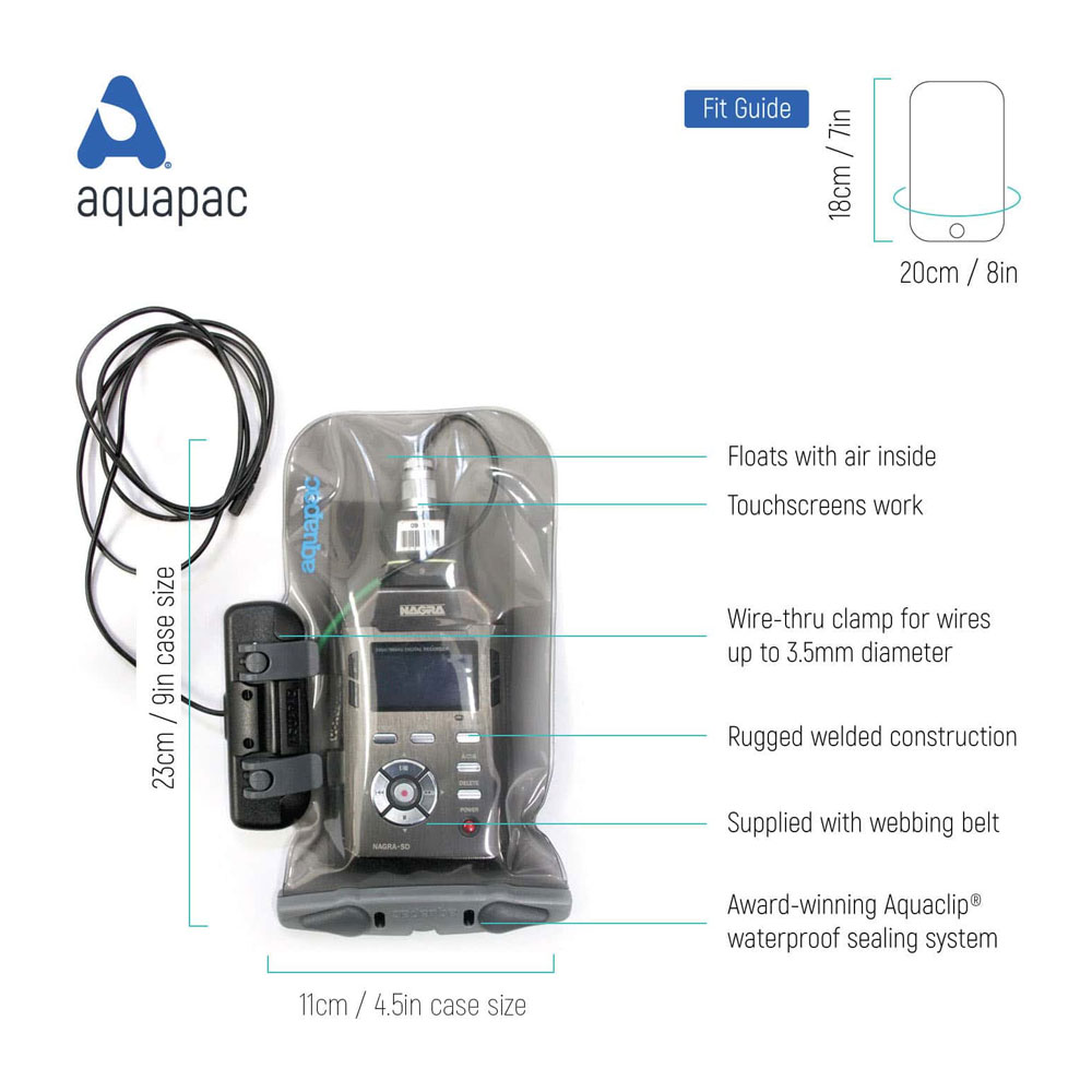 Aquapac 548 Small Wire-Through Radio Mic Case