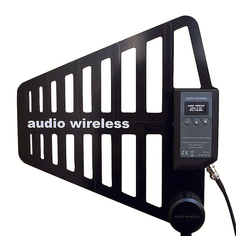 Audio Wireless LPDA-A-DT V2 Digitally Tuned Active Antenna