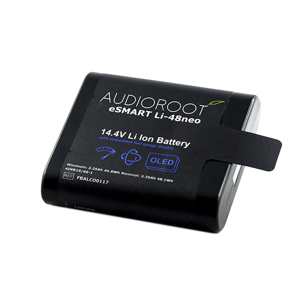 Audioroot eSmart Li-48neo 14.4V 48Wh Smart Lithium Battery w/ OLED Display