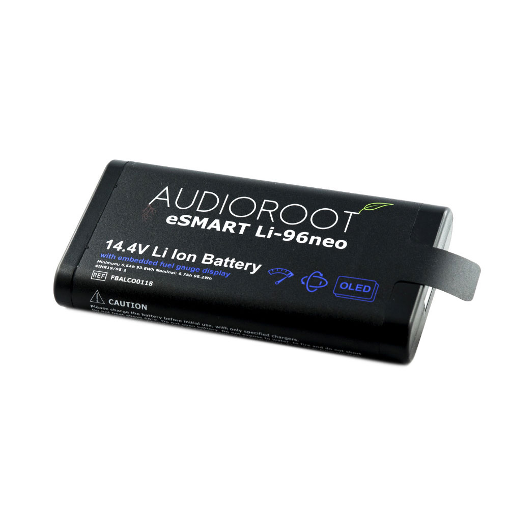 Audioroot eSmart Li-96neo 14.4V 96Wh Smart Lithium Battery w/ OLED Display