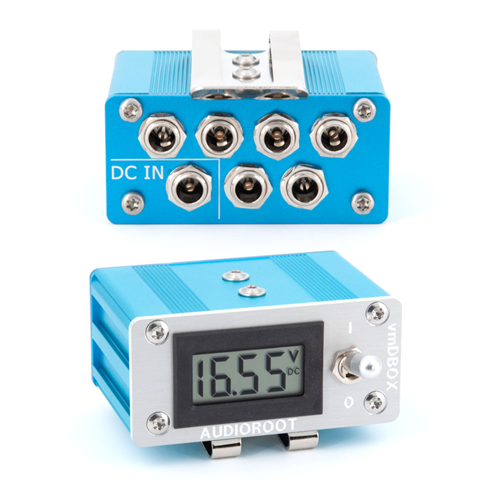 Audioroot vmDBOX Power Distributor with Built-In Voltmeter