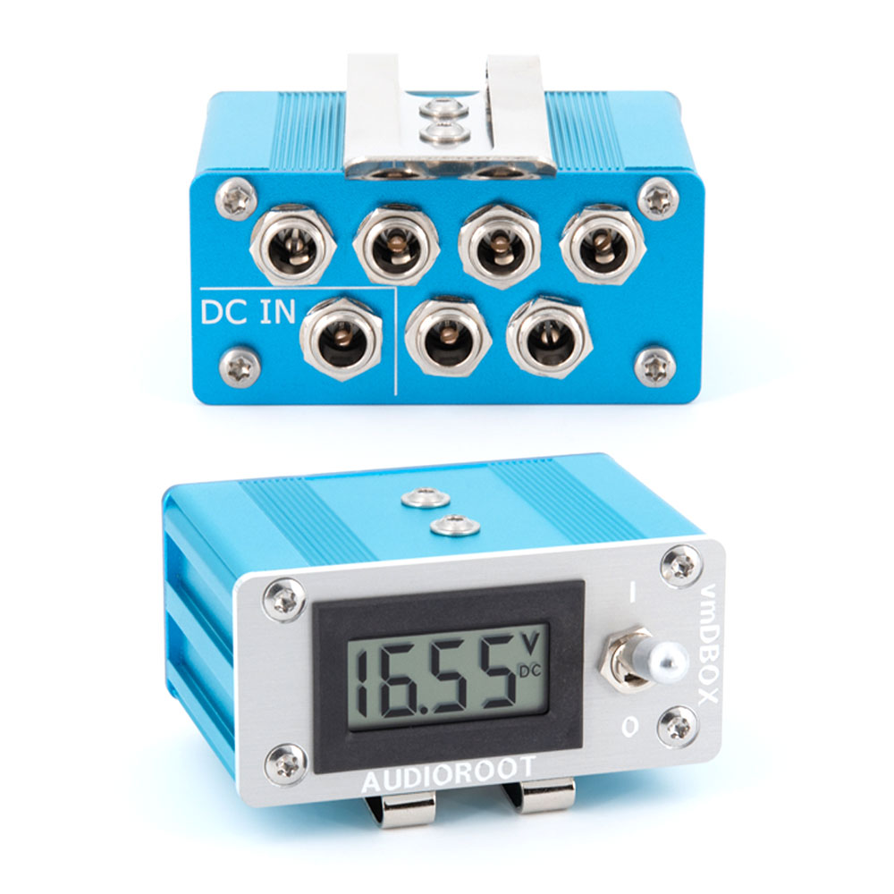 Audioroot vmDBOX Power Distributor with Built-In Voltmeter (Select Option)