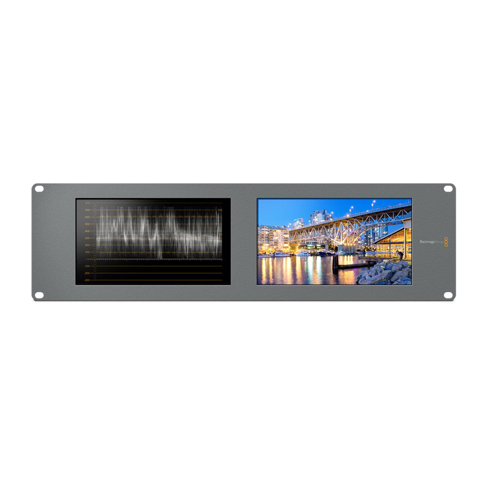 BlackMagic SmartView Duo Rackmountable Dual 8" LCD Monitors Everything Audio