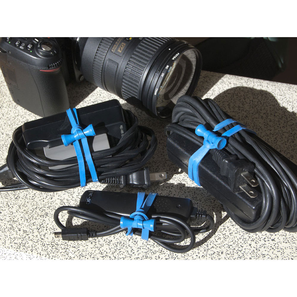 BongoTies 5'' Multi-Purpose Elastic Cable Ties (10 Pack)