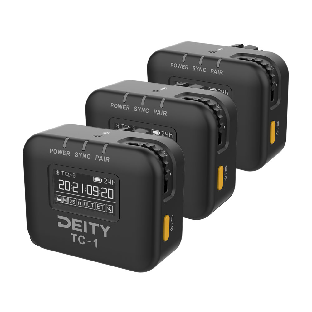 Deity TC-1 Compact Wireless Timecode Generator - 3 Pack