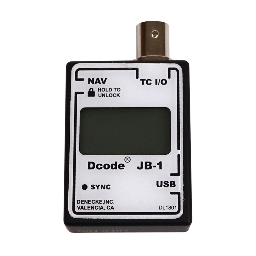 Denecke JB-1 Compact Syncbox Timecode Generator with display