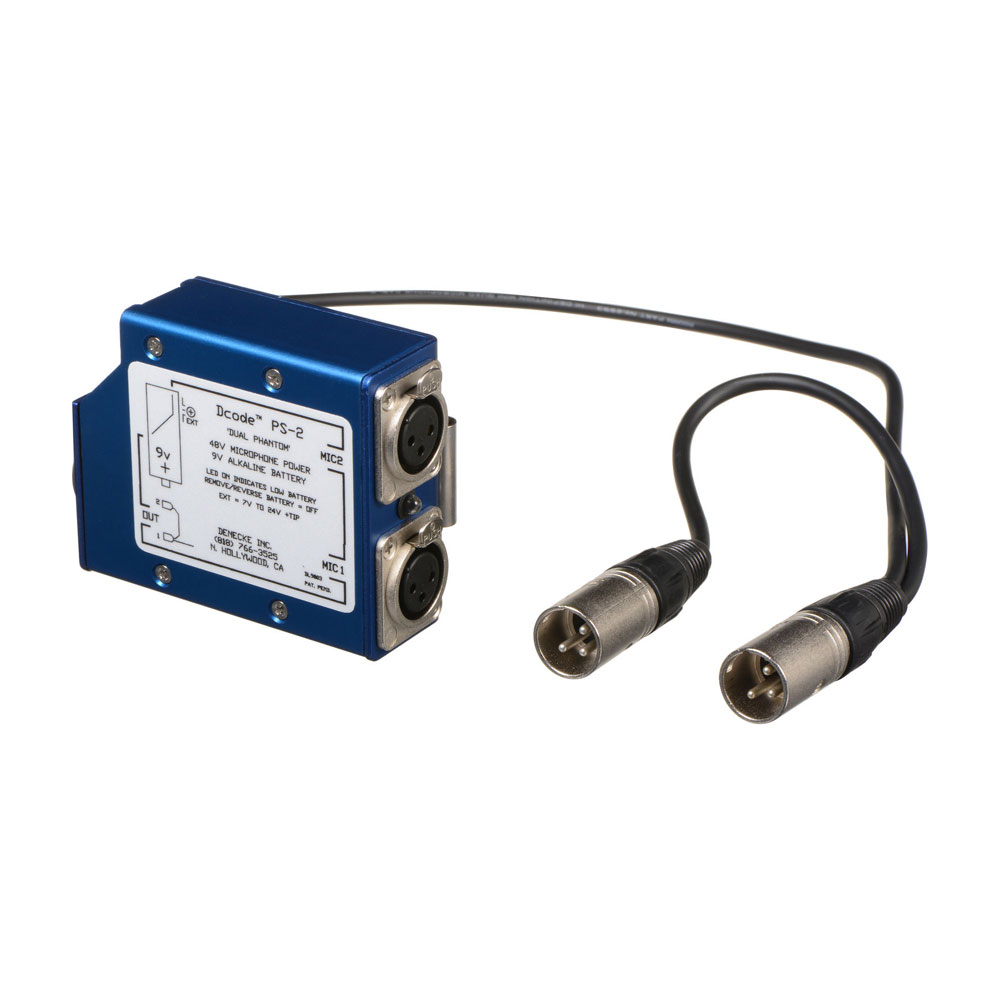 Denecke PS2 Dual Channel Phantom 48 Microphone Power Supply