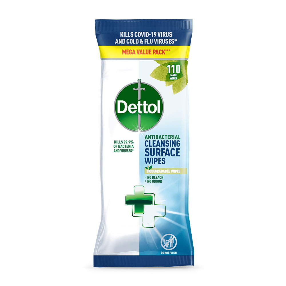 Dettol Antibacterial Surface Cleaning Wipes 110 Pack Everything Audio