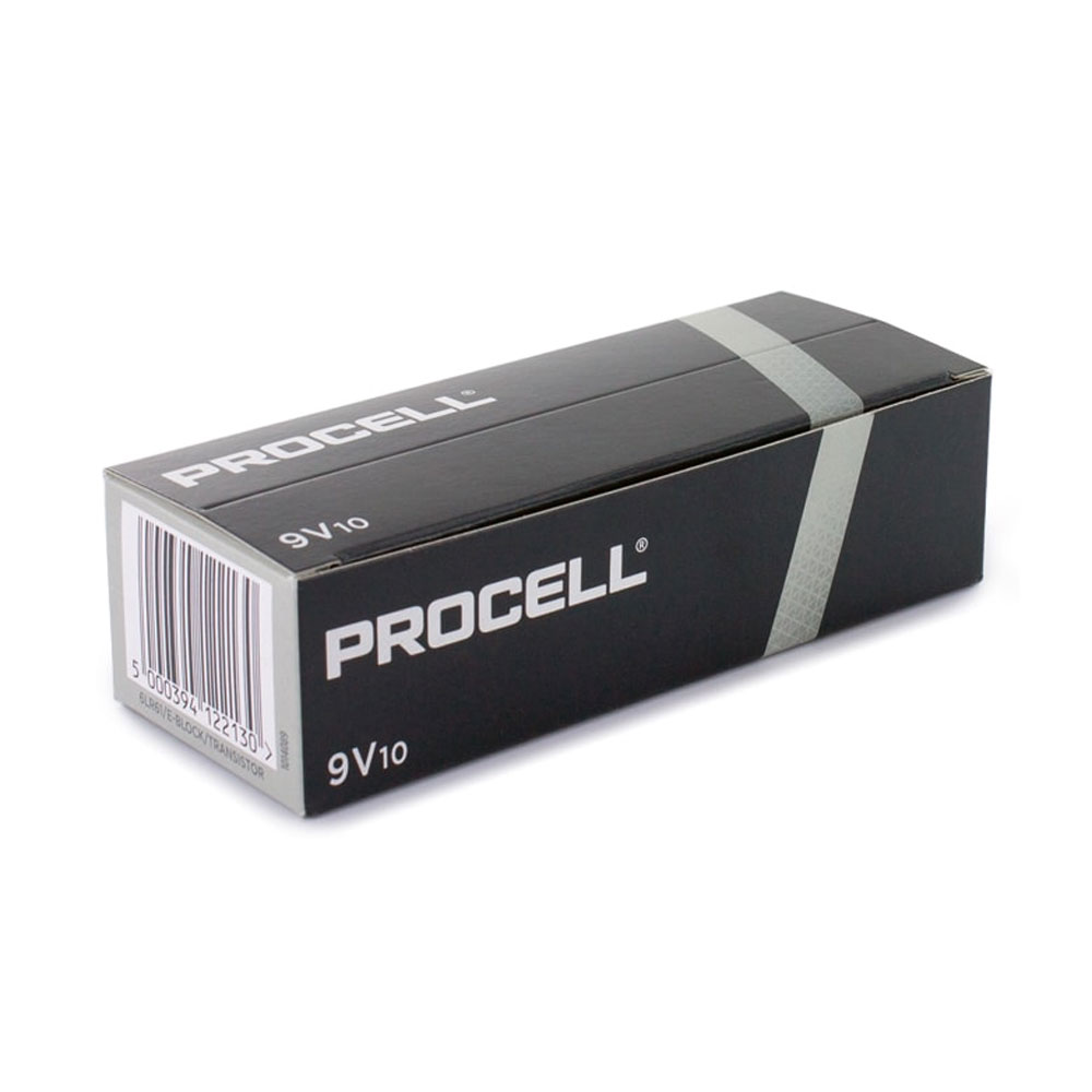 Duracell Procell 9V Alkaline Batteries (10 Pack)