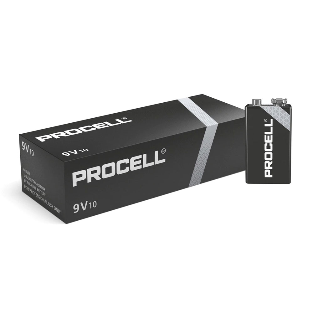 Duracell Procell 9V Alkaline Batteries (10 Pack)