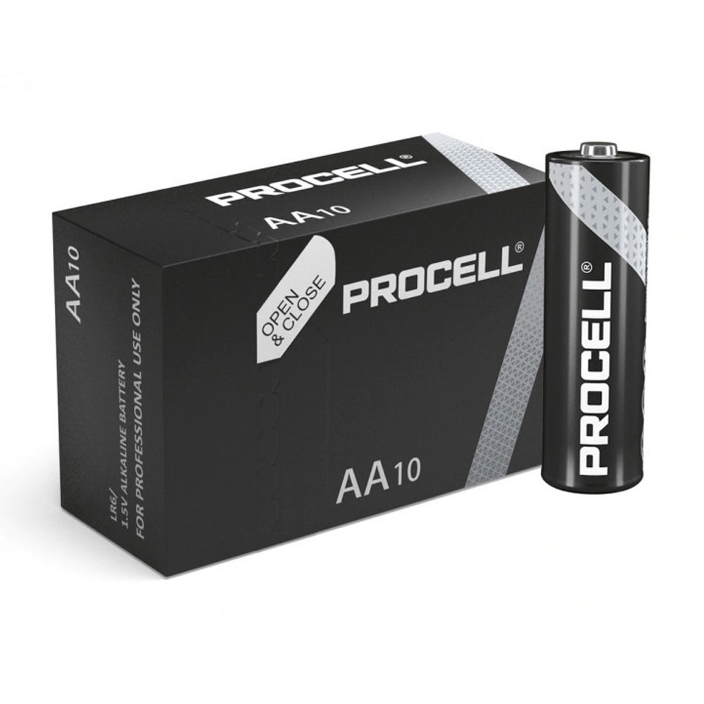 Duracell Procell AA Alkaline Batteries (10 Pack)