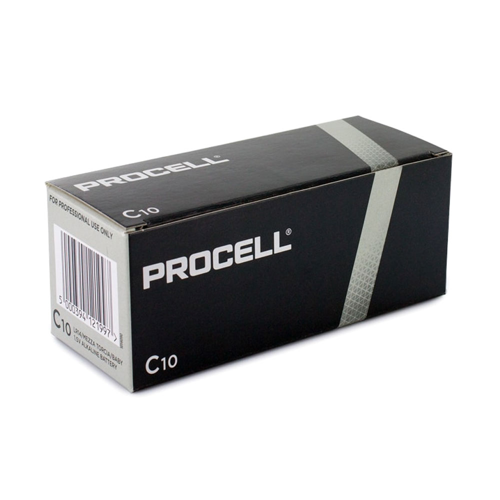Duracell Procell C Cell Alkaline Batteries (10 Pack)