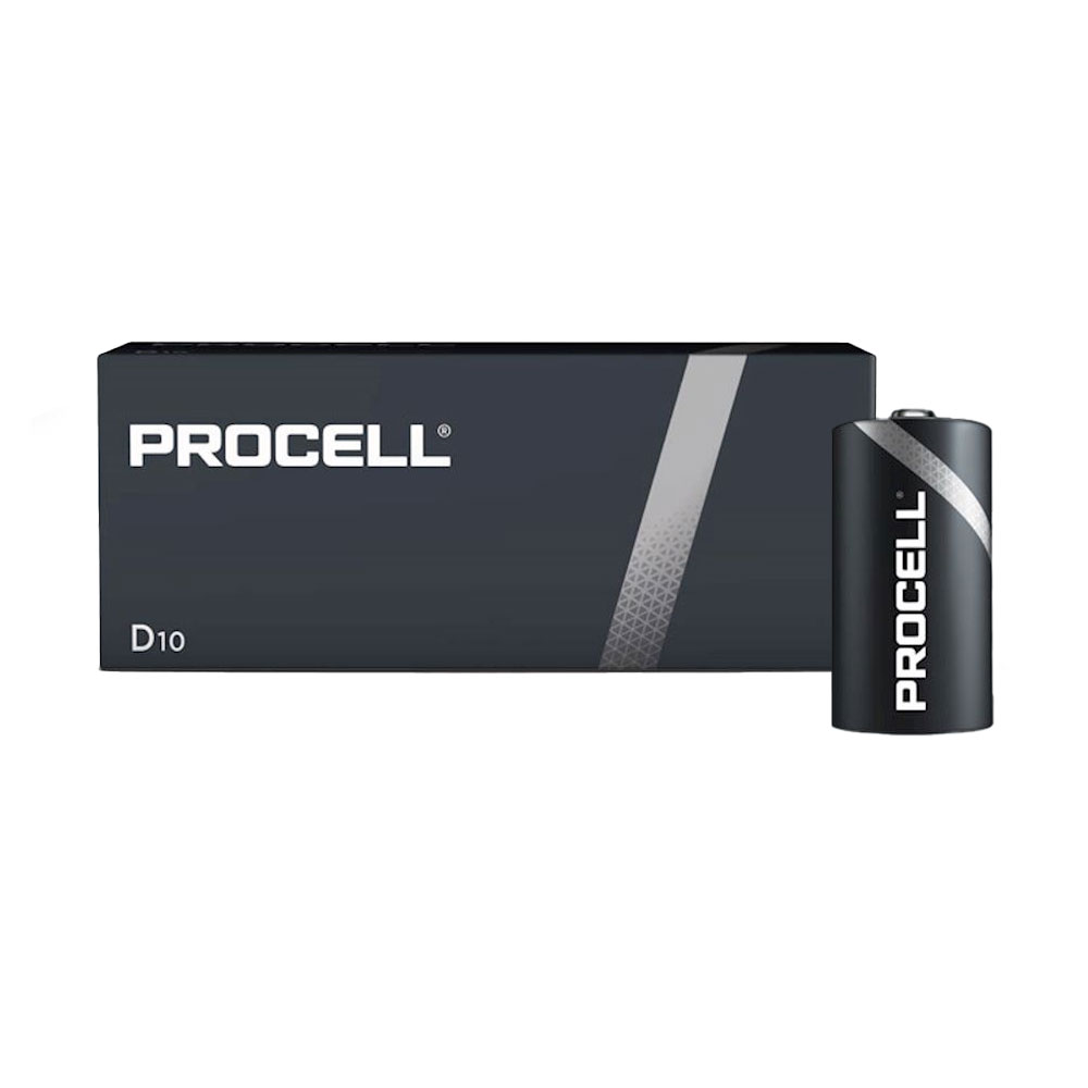 Duracell Procell D Cell Alkaline Batteries (10 Pack)