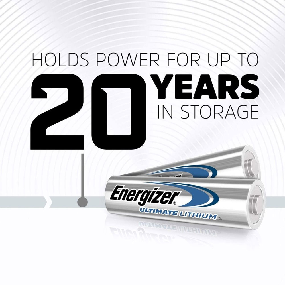 Energizer Lithium AAA Batteries L92 LR03 (10 Pack)
