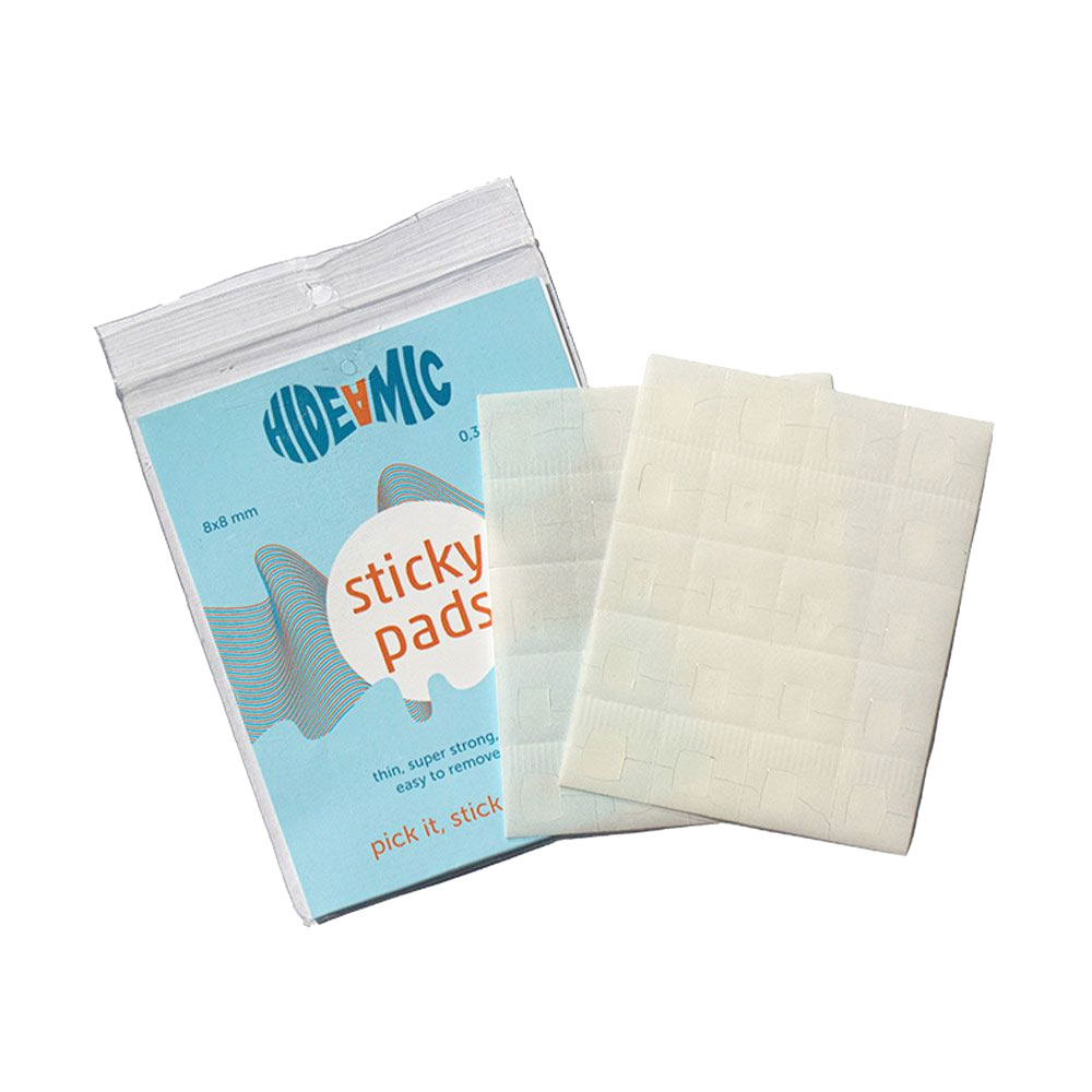Hide-A-Mic Sticky Pads Adhesive Silicon Pads - 40 Pack