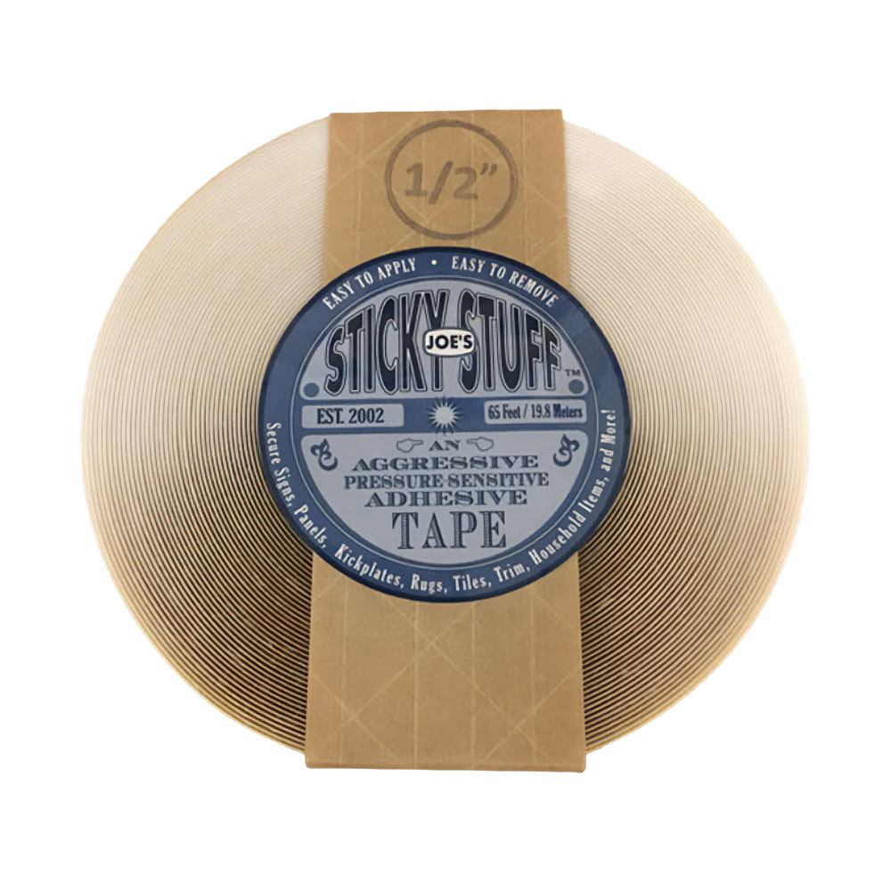 Joe's Sticky Stuff Impact Adhesive Tape 1/2'' Roll (12.7mm x 19.8m)