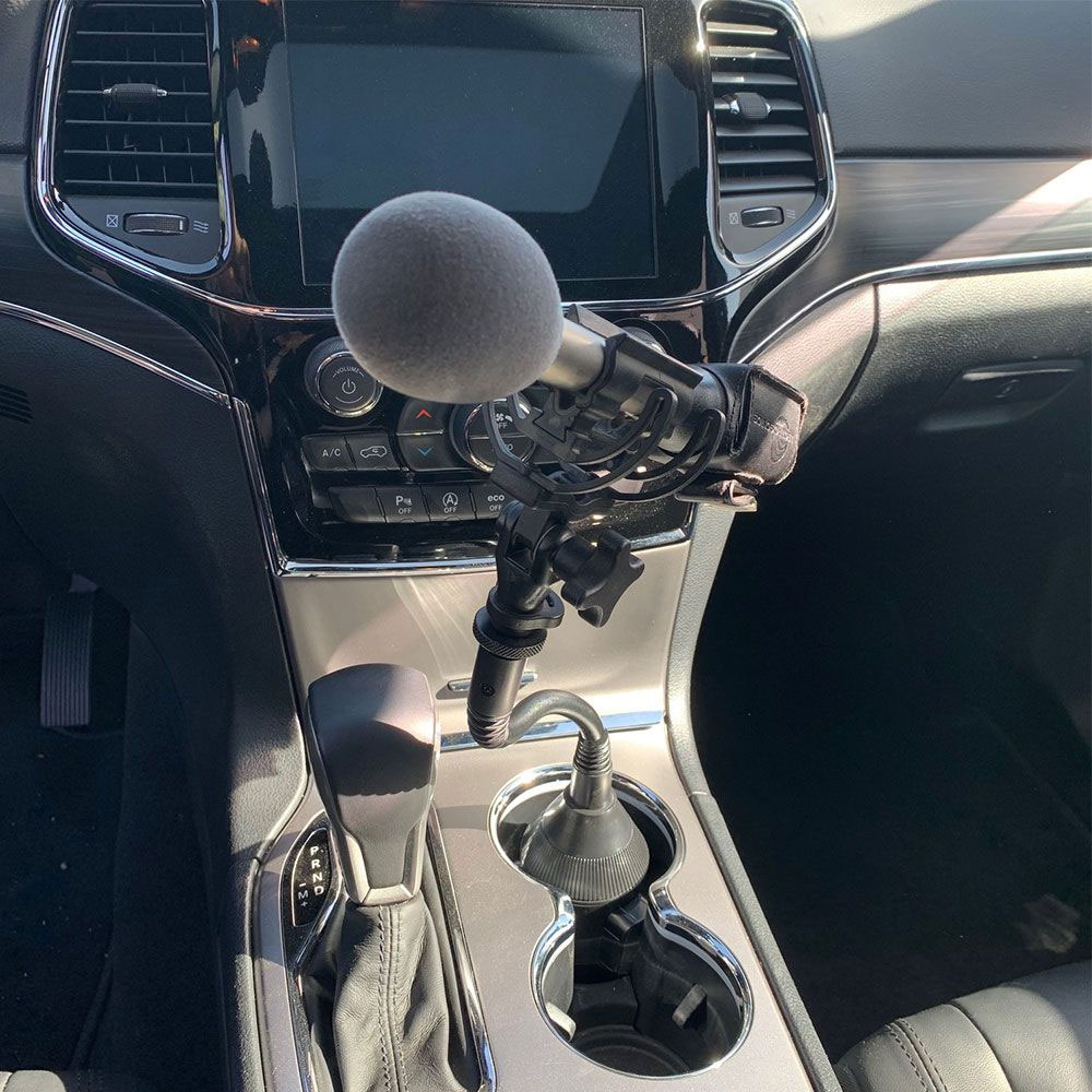 Oisphoot CupRig Microphone Mount for In-Car Recording