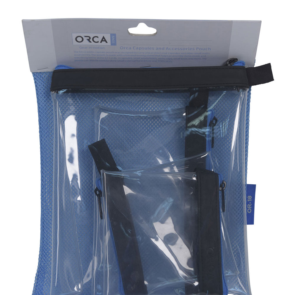 Orca OR-18 Transparent Pouches for Accessories (Set of 4)