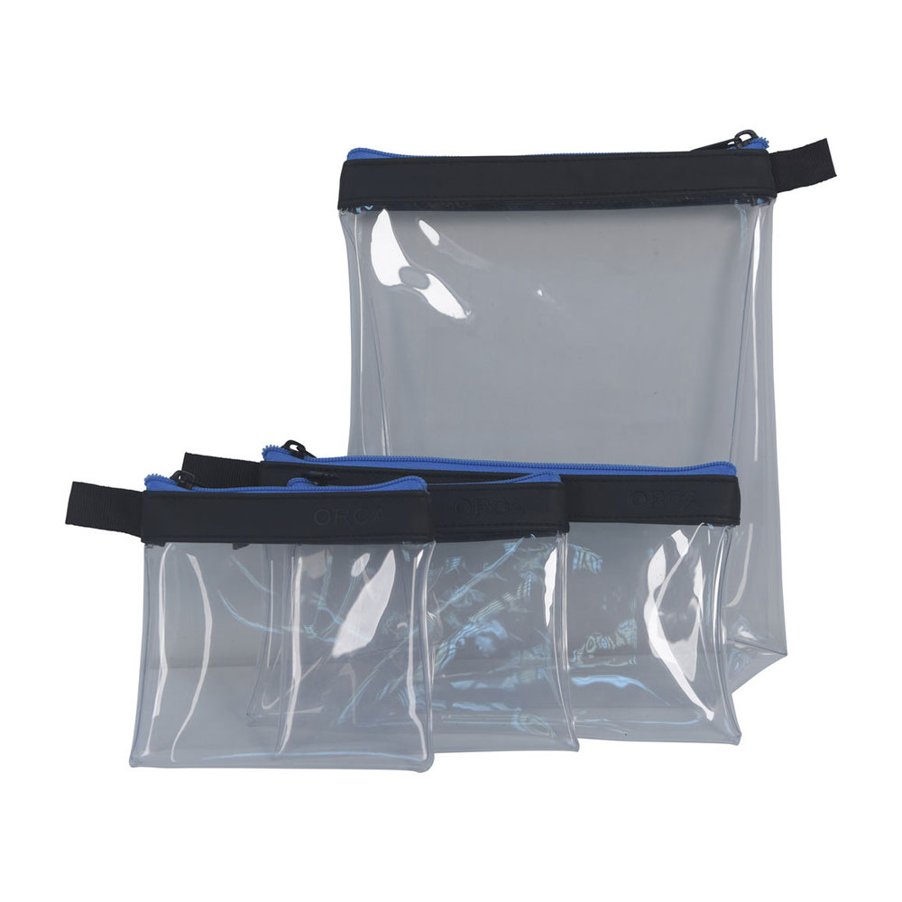 Orca OR-18 Transparent Pouches for Accessories (Set of 4)