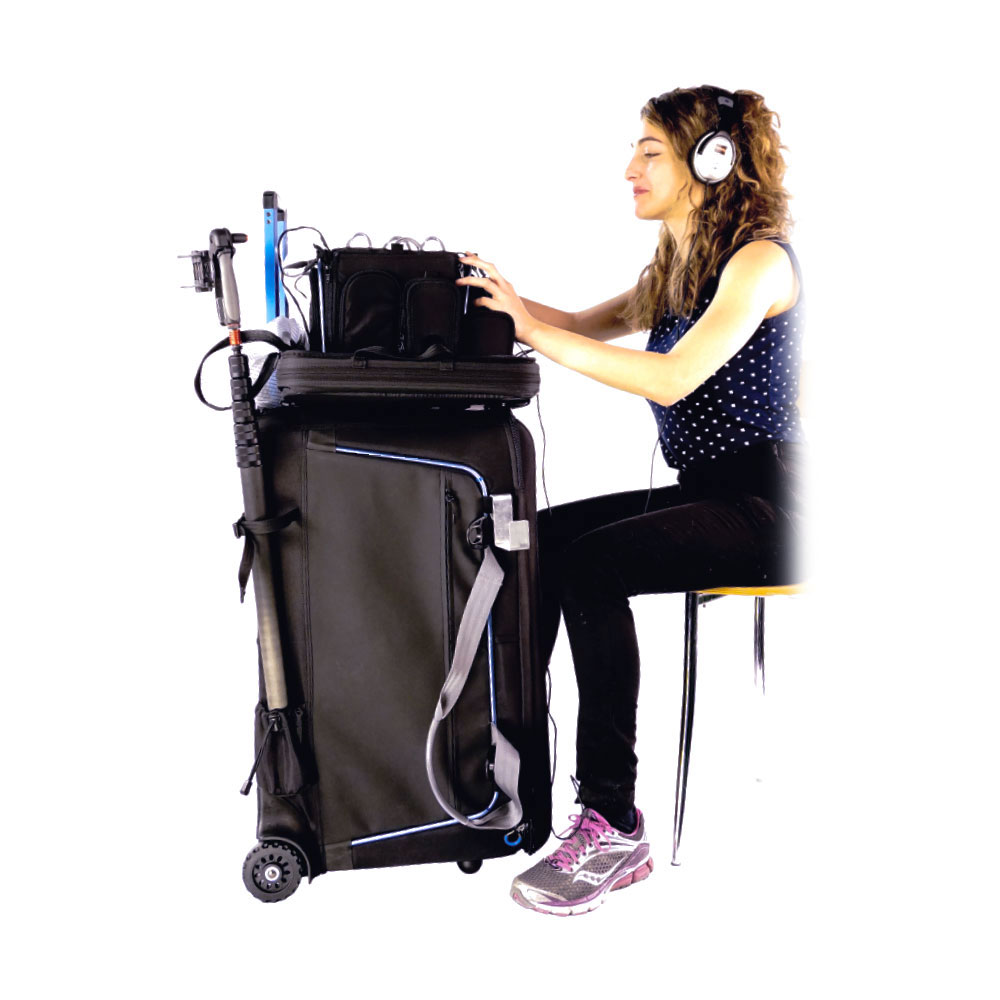 Orca OR-48 ORCART Audio Accessories Bag With Built-In Trolley