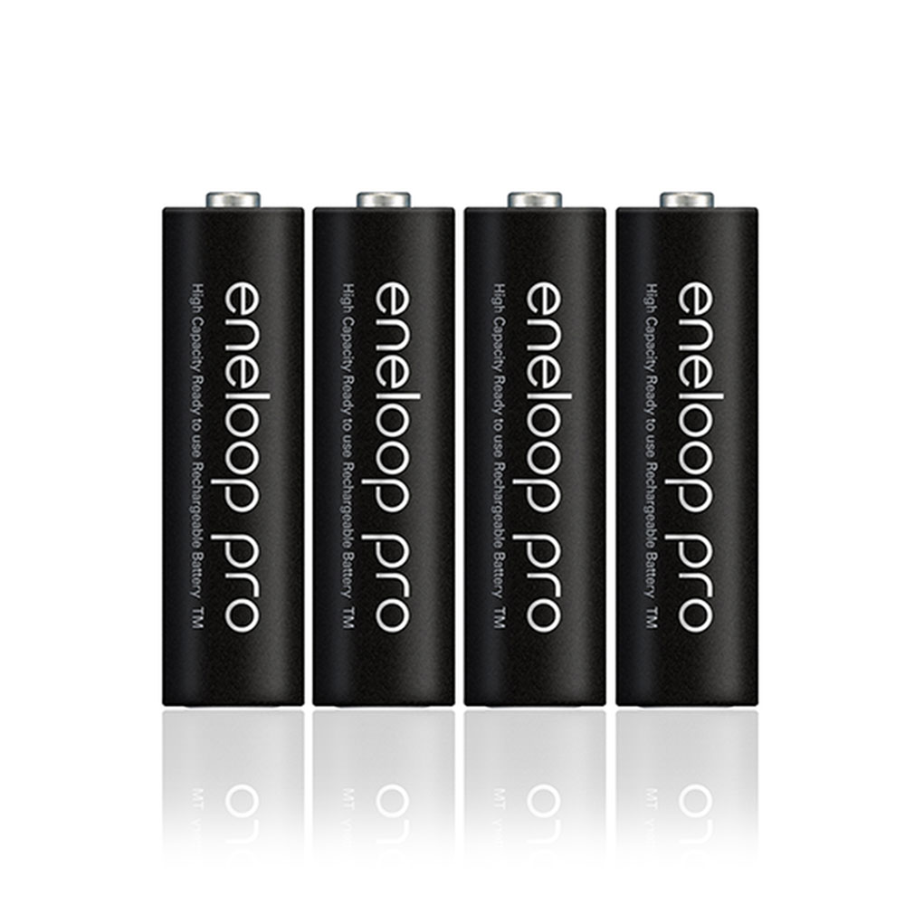 Panasonic Eneloop Pro AA 2500 mAh Rechargeable Battery (4 Pack)