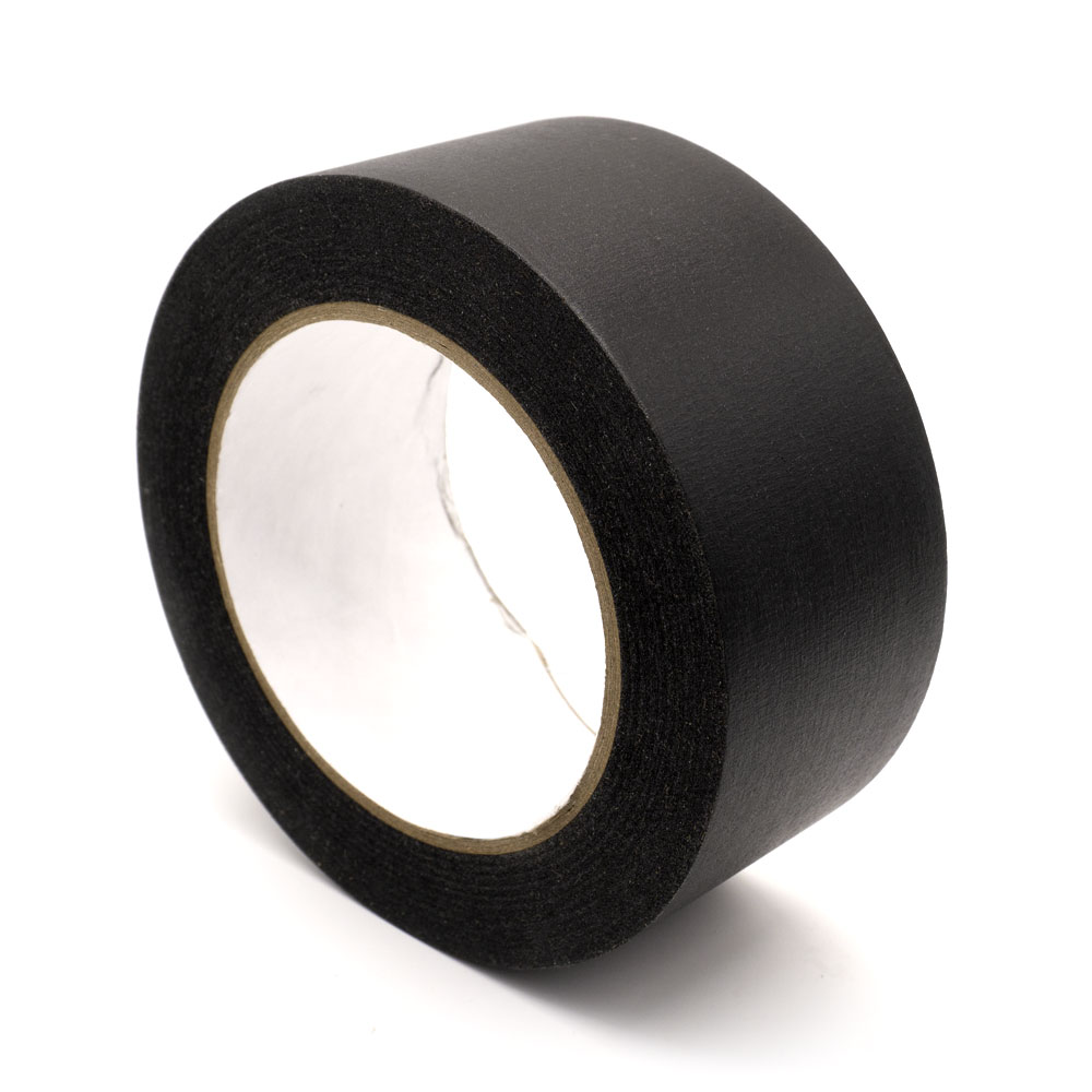 Shurtape 2-Inch Paper Tape, Matte Photo Black