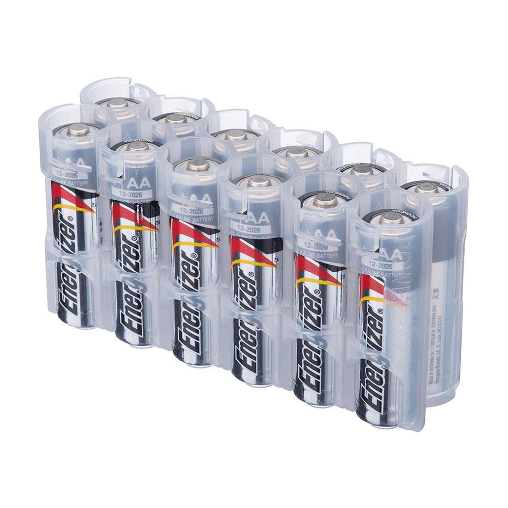 PowerPax Storacell 12-Pack AA Battery Caddy