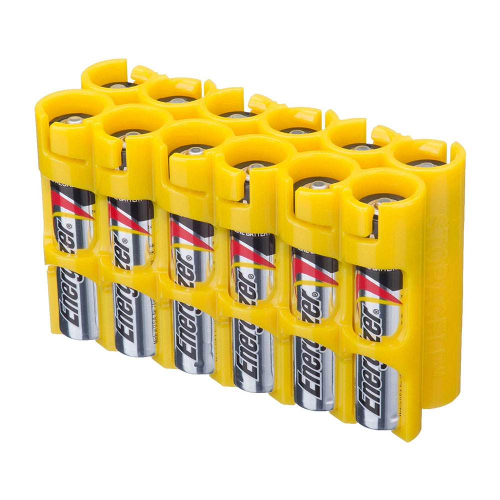 PowerPax Storacell 12-Pack AAA Battery Caddy (Select Option)