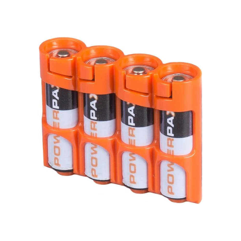 PowerPax Storacell SlimLine 4-Pack AA Battery Caddy