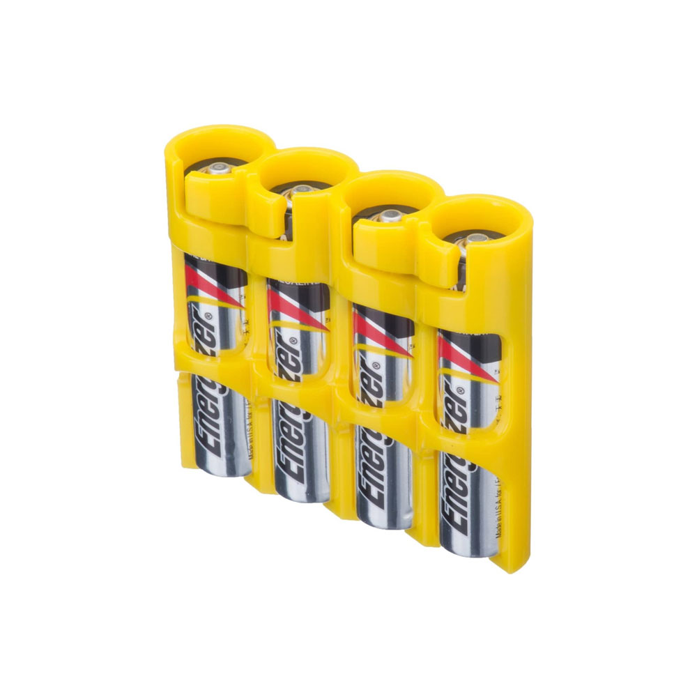 PowerPax Storacell SlimLine 4-Pack AAA Battery Caddy (Select Option)