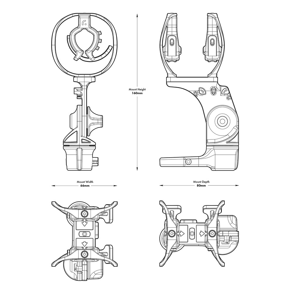 Radius RAD-1 Shock Mount for Small Sensitive Microphones