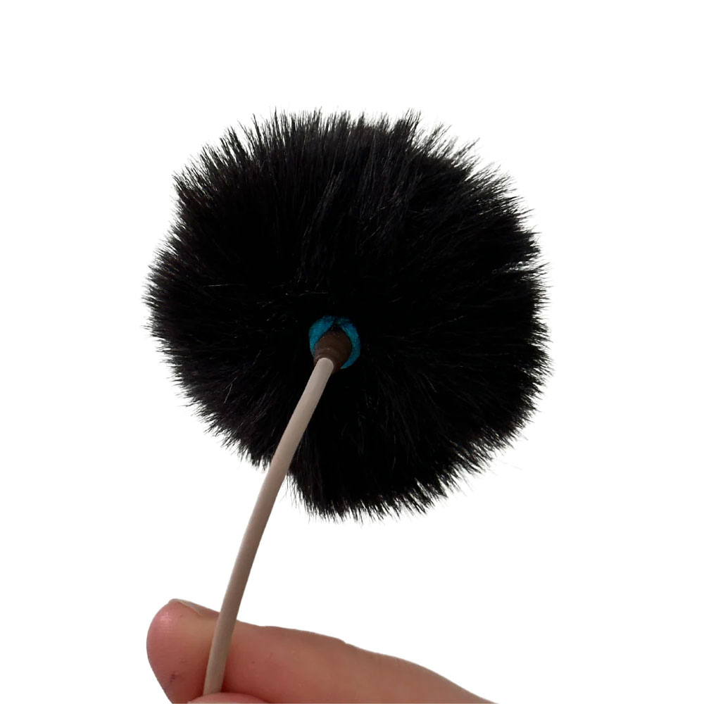 Radius Urchin Lavalier Windshield - Foam & Fur - Pair