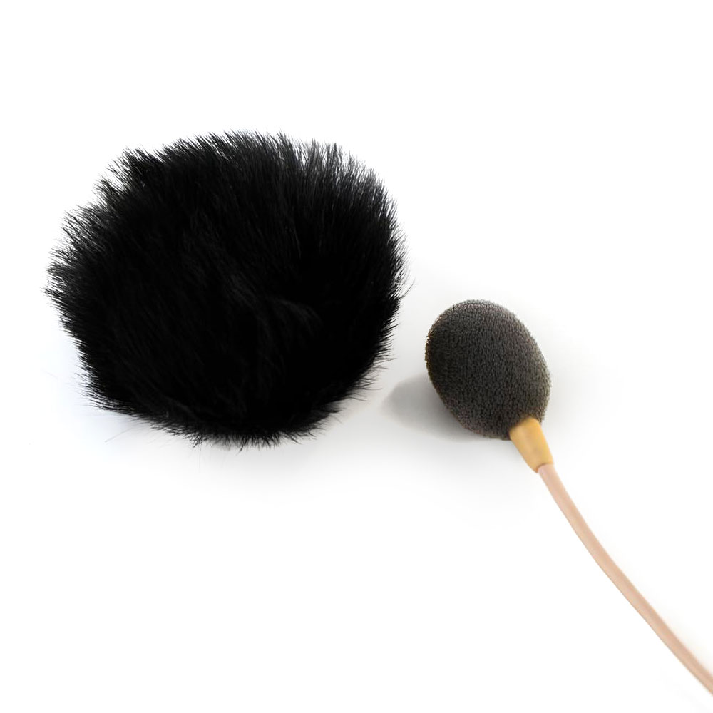 Radius Urchin Lavalier Windshield - Foam & Fur - Single