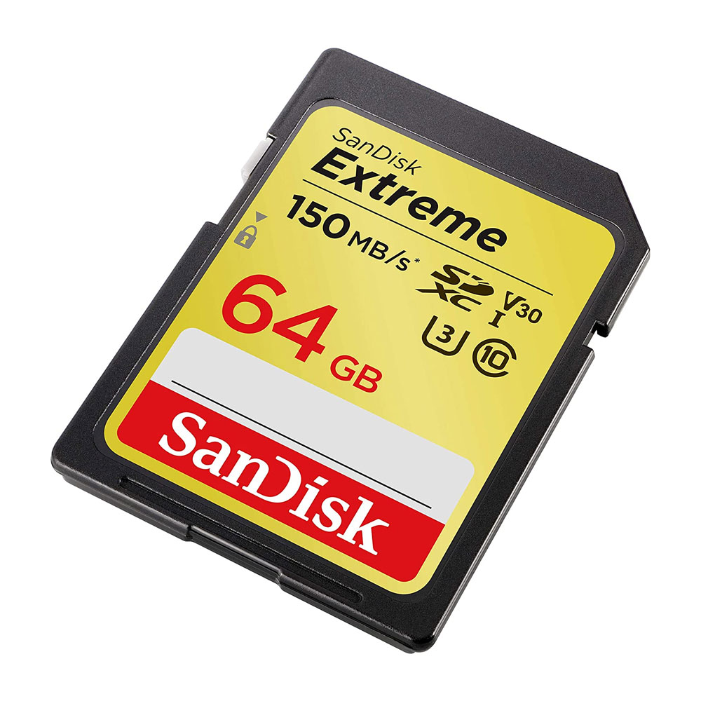 SanDisk Extreme 64GB SDXC Card 150MB/s Class 10