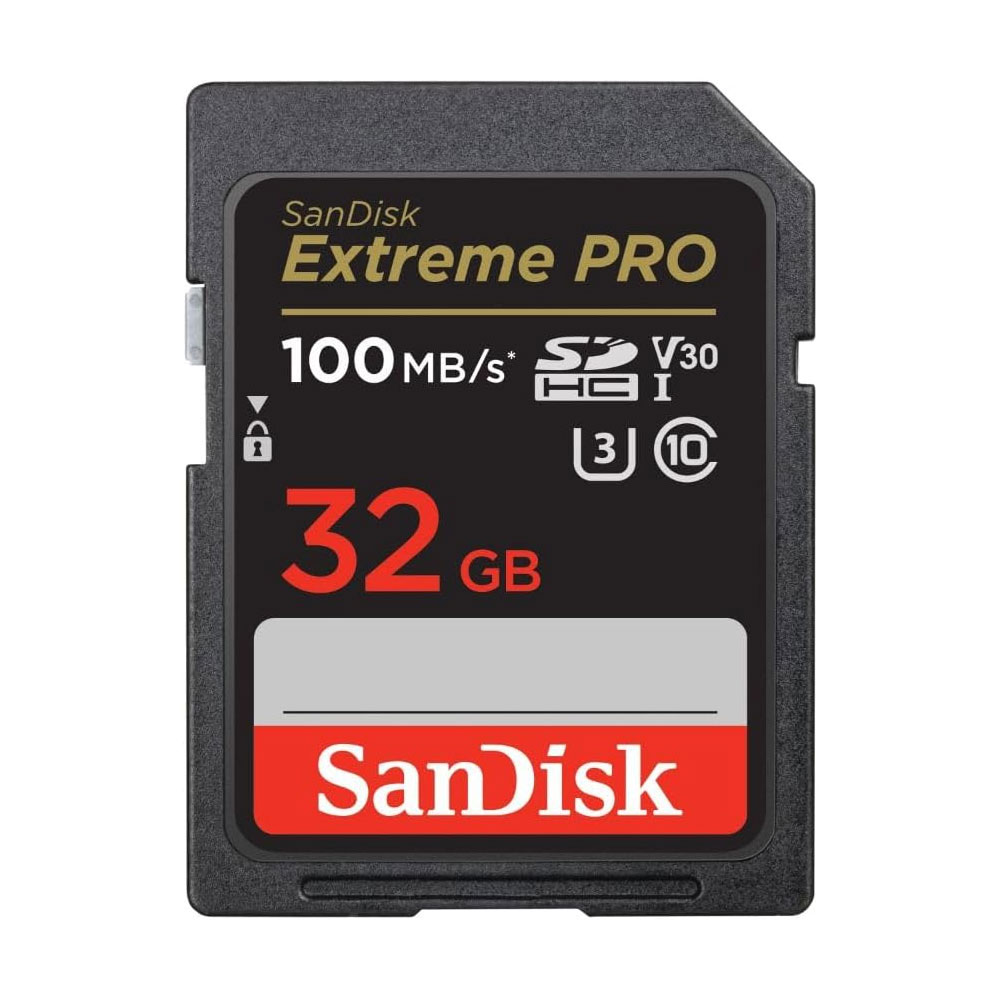 SanDisk Extreme Pro 32GB SDHC Card 100MB/s Class 10