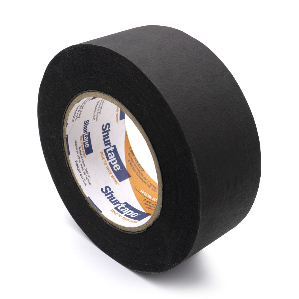 Shurtape Permacel Black 2'' Tape - 1 Roll (50mm x 50m)