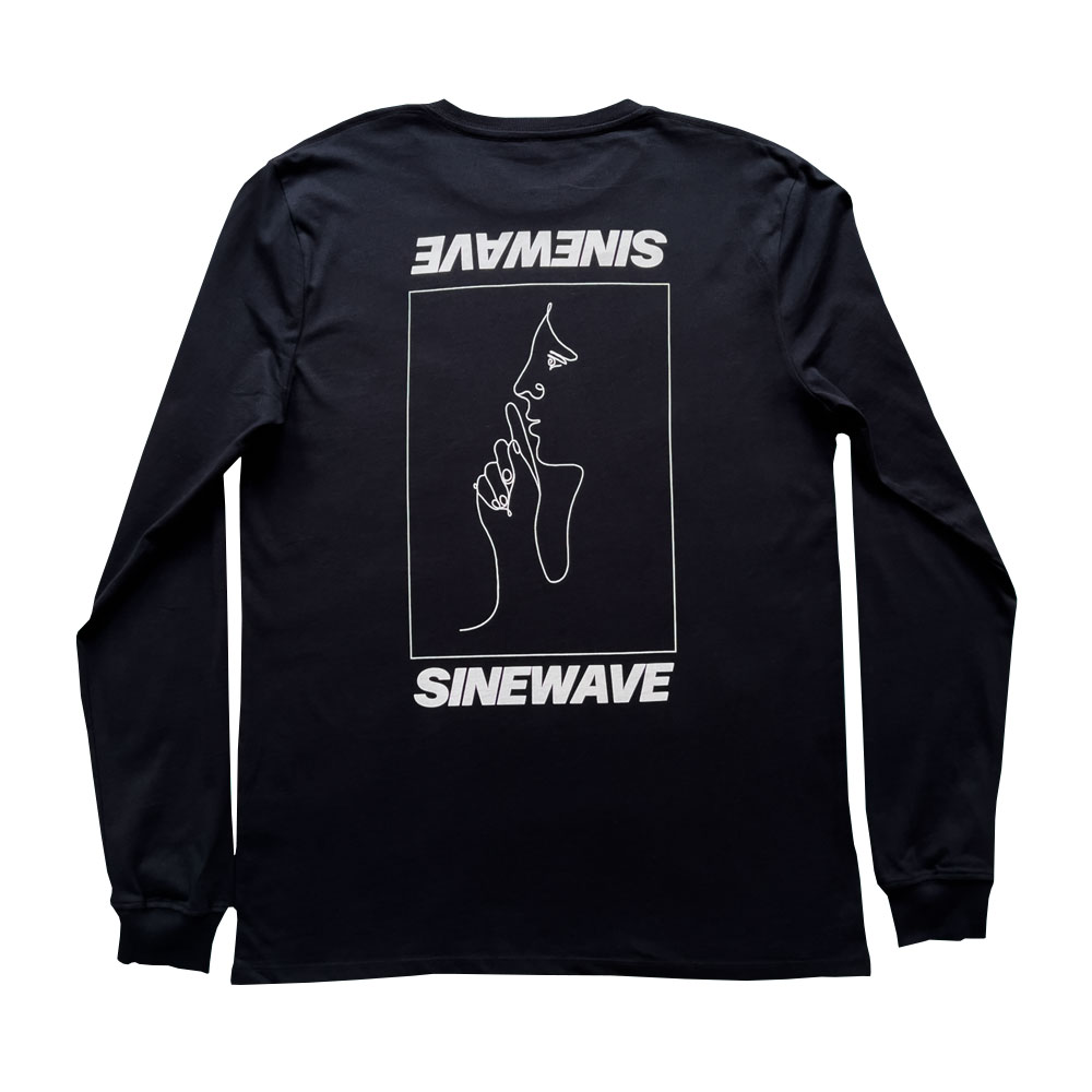 Sinewave 'Quiet Please' Longsleeve T-Shirt
