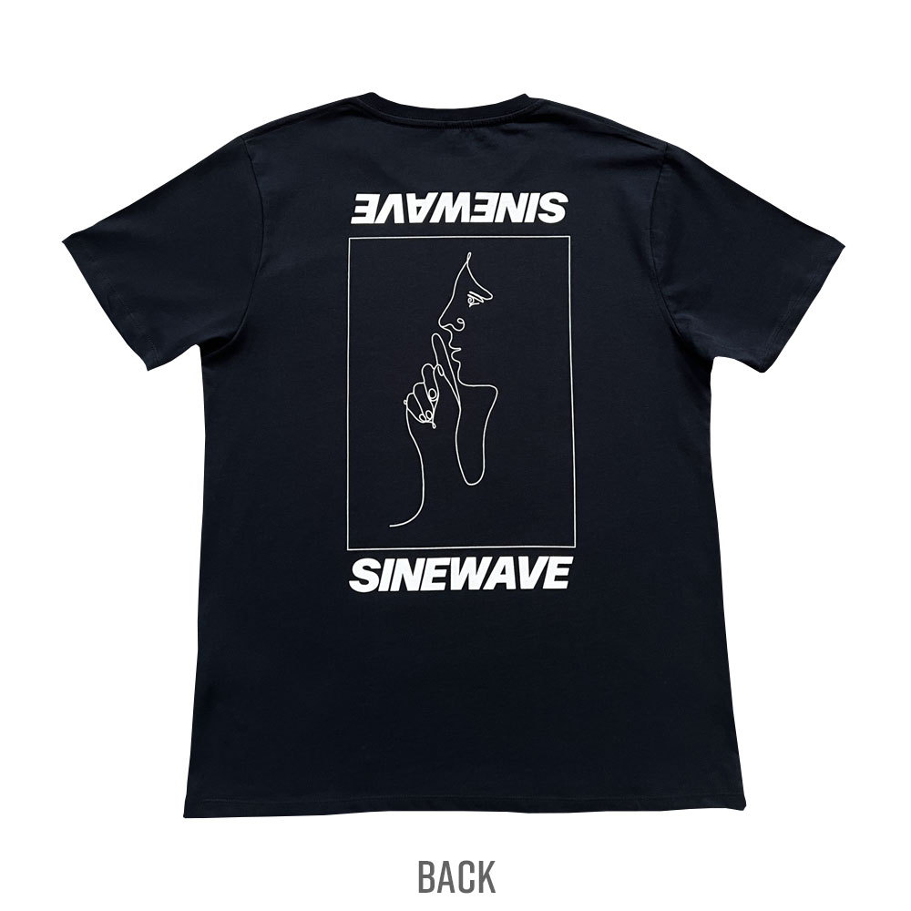 Sinewave 'Quiet Please' Short Sleeved T-Shirt - Medium