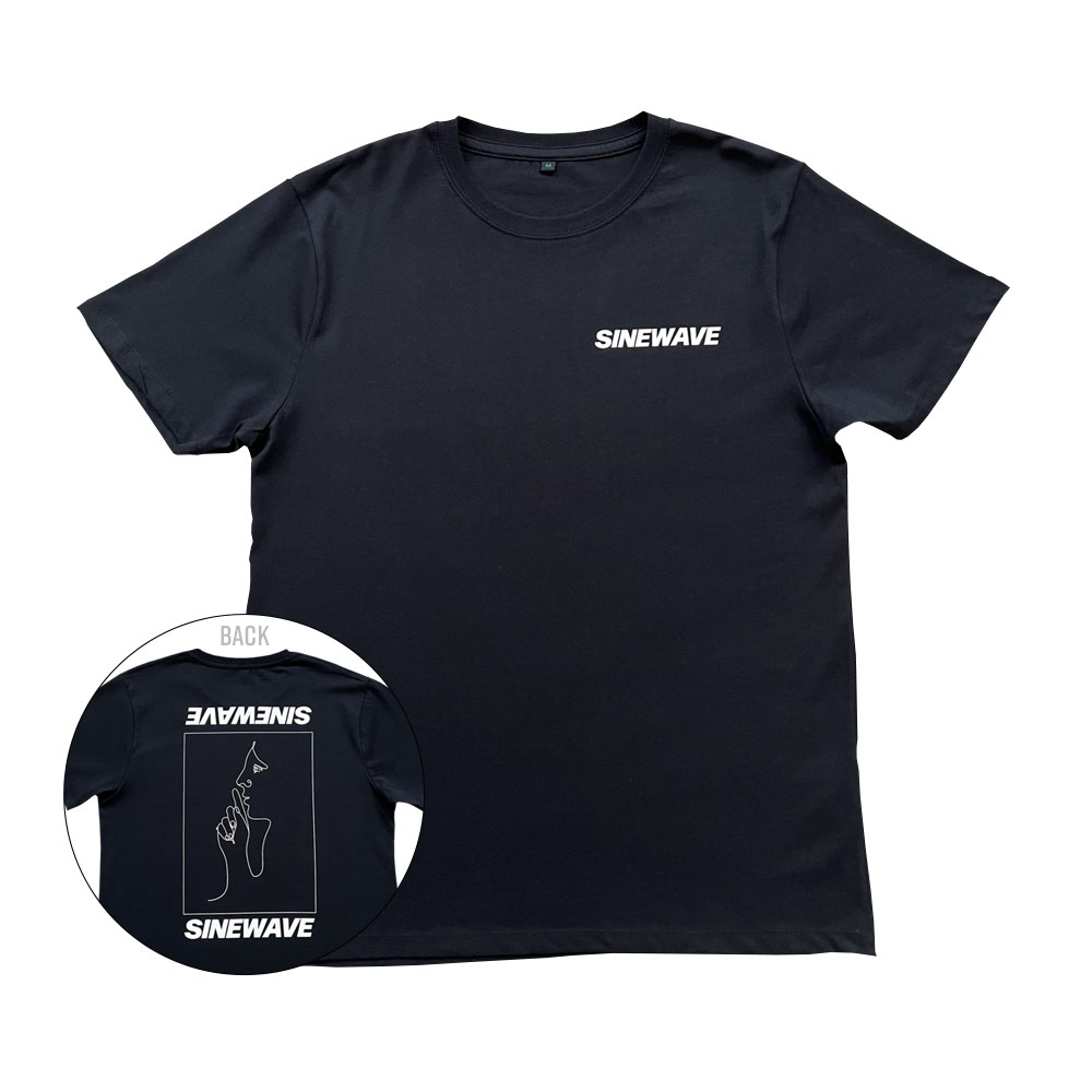 Sinewave 'Quiet Please' Short Sleeved T-Shirt - Medium