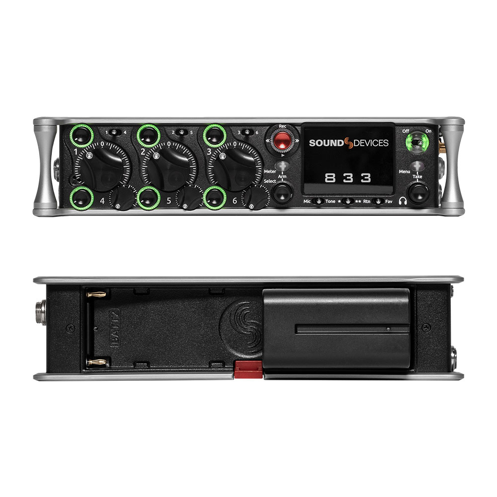 Sound Devices 833 Compact 12Track Portable Mixer / Recorder