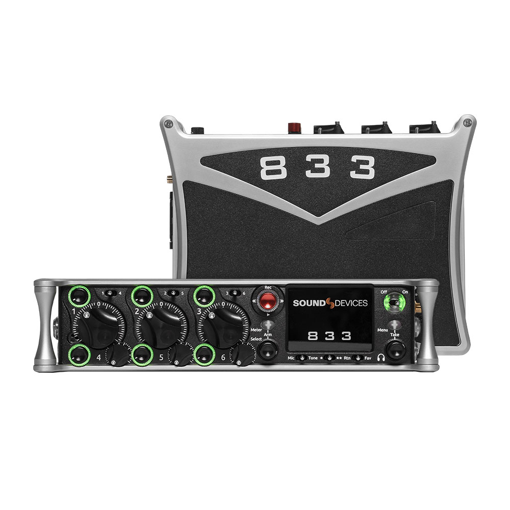 Sound Devices 833 Compact 12-Track Portable Mixer / Recorder