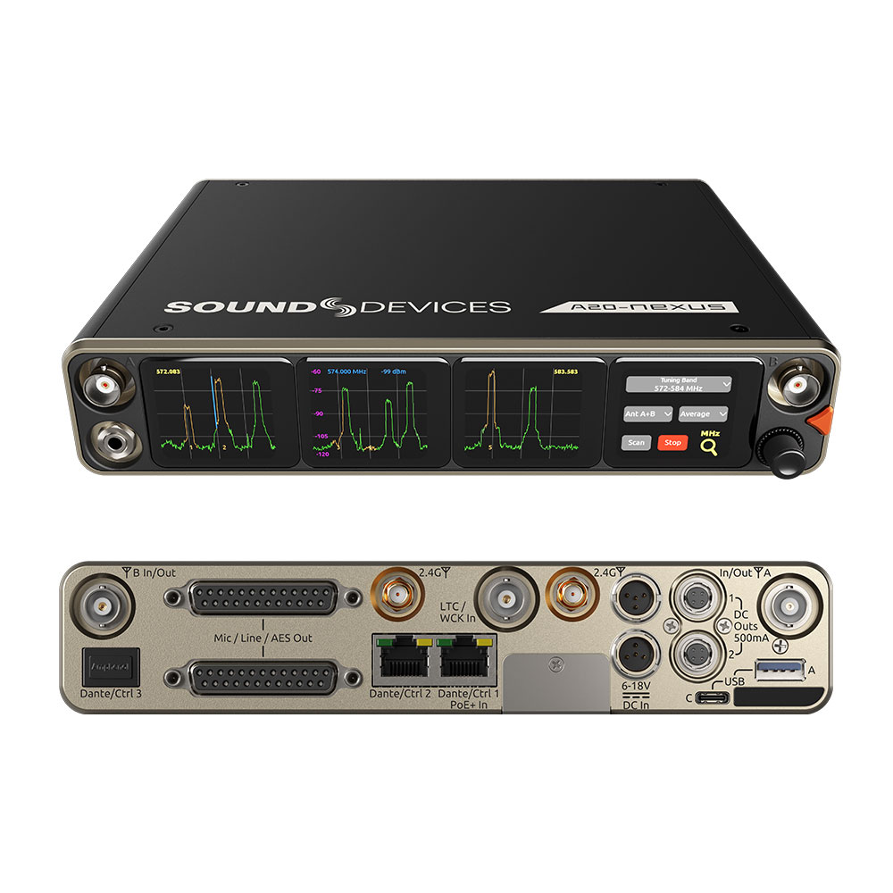 Sound Devices A20-Nexus 8-16 Channel True Diversity Receiver with SpectraBand Technology