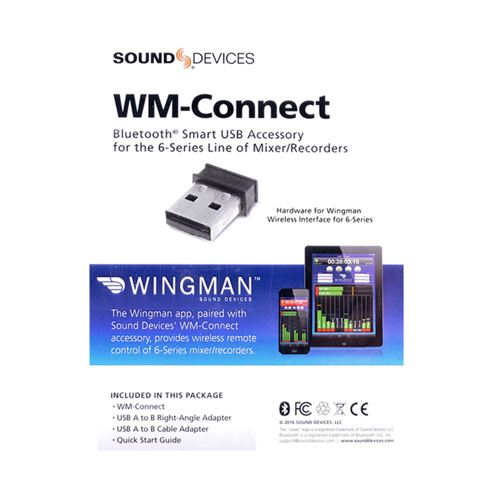 Sound Devices WM-Connect Bluetooth Dongle for 6-Series Mixer / Recorders
