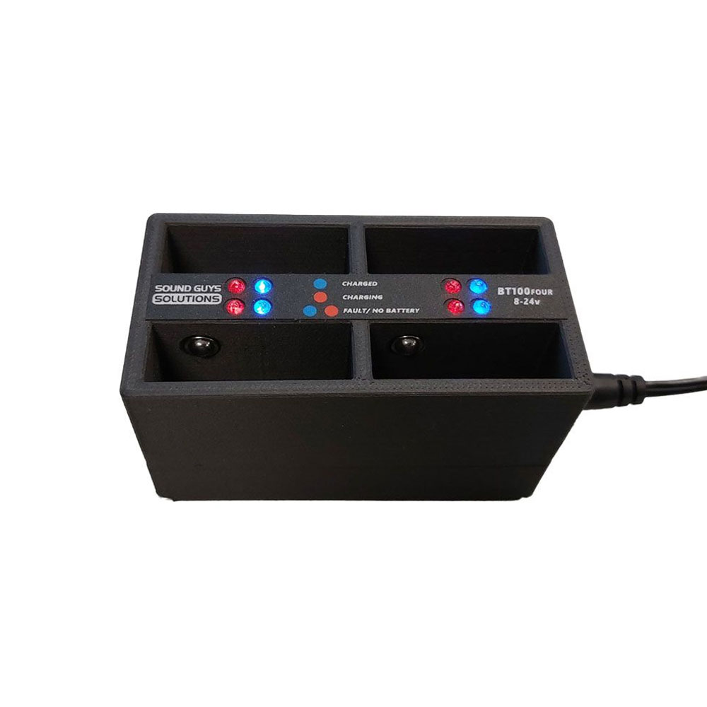 Sound Guys BT100 4-Bay Simultaneous Battery Charger
