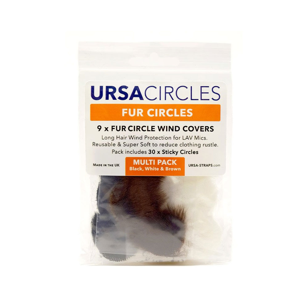 URSA Fur Circles Mini Windshields for Lavalier Microphones