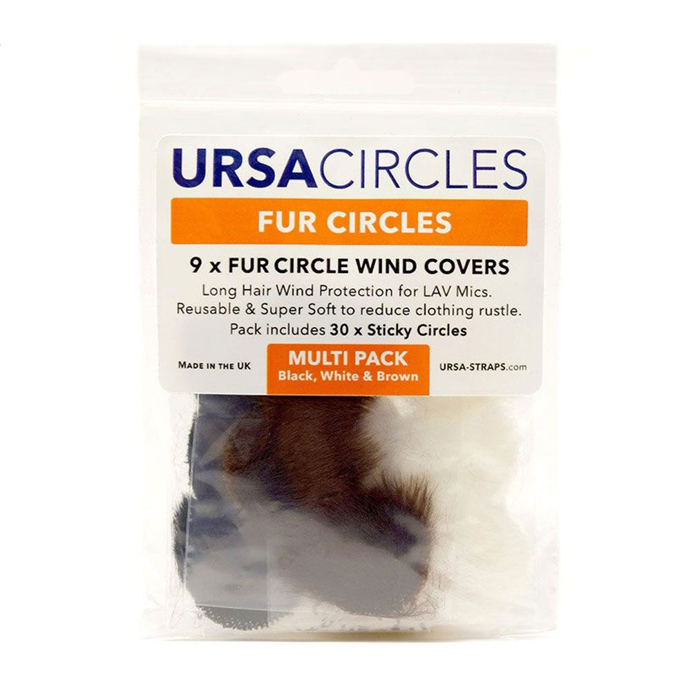 URSA Fur Circles Mini Windshields for Lavalier Microphones