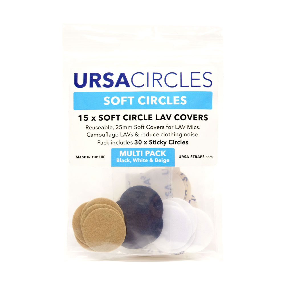 URSA Soft Circles Lavalier Microphone Covers