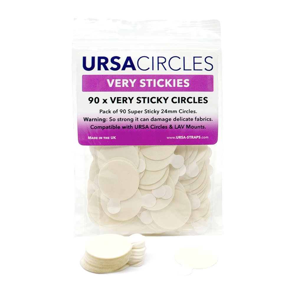 URSA Very Sticky Circles for Lavalier Microphones - 90 Pack